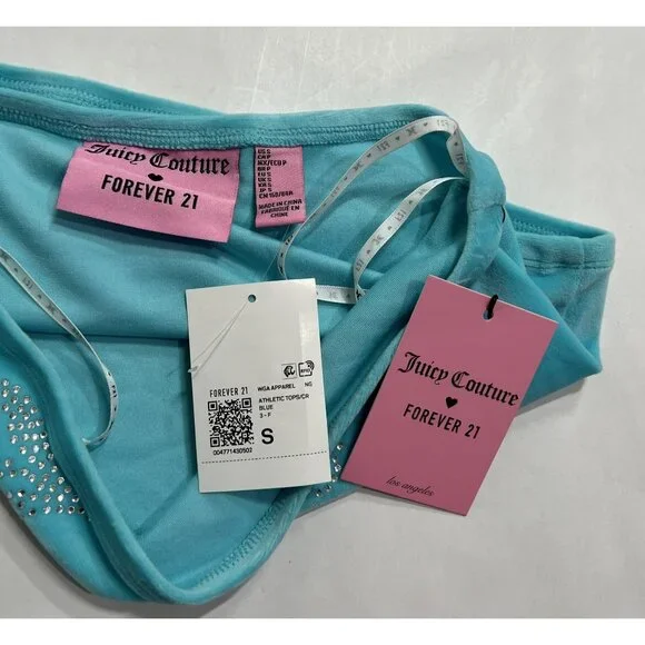 Juicy Couture x Forever 21 Tube Top in Blue - Picture 3 of 3